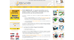 Desktop Screenshot of divio-immobilier.com